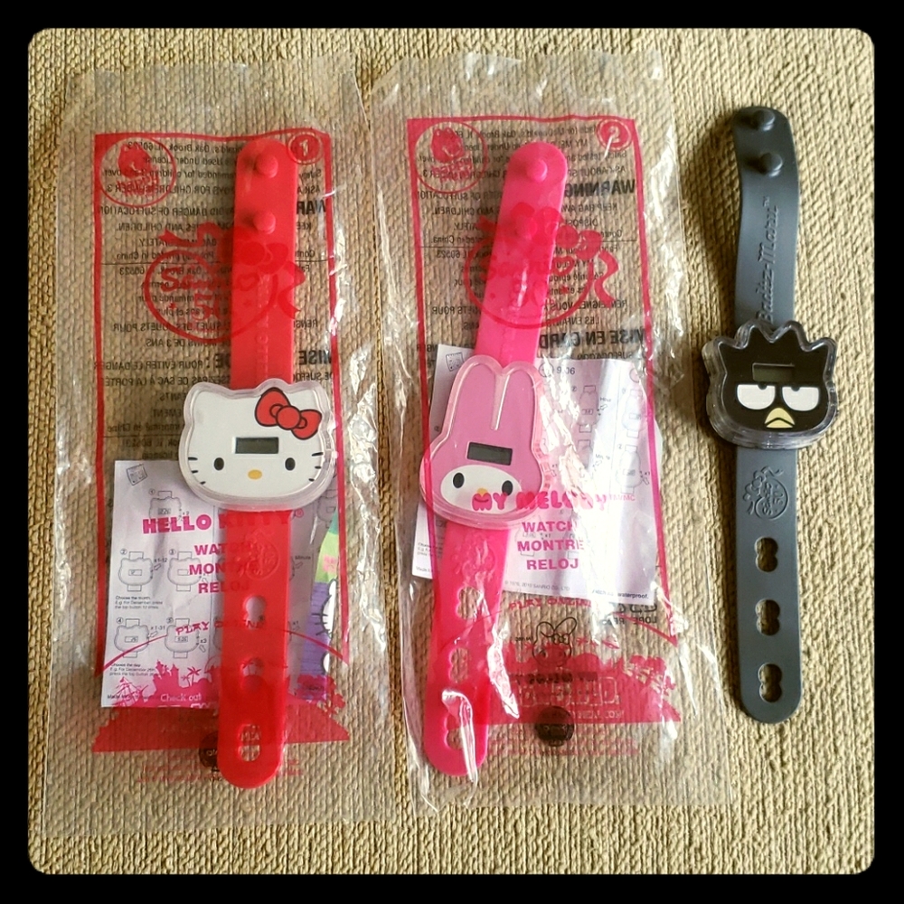 Set of 4 Sanrio Hello Kitty 50th Anniv Watches